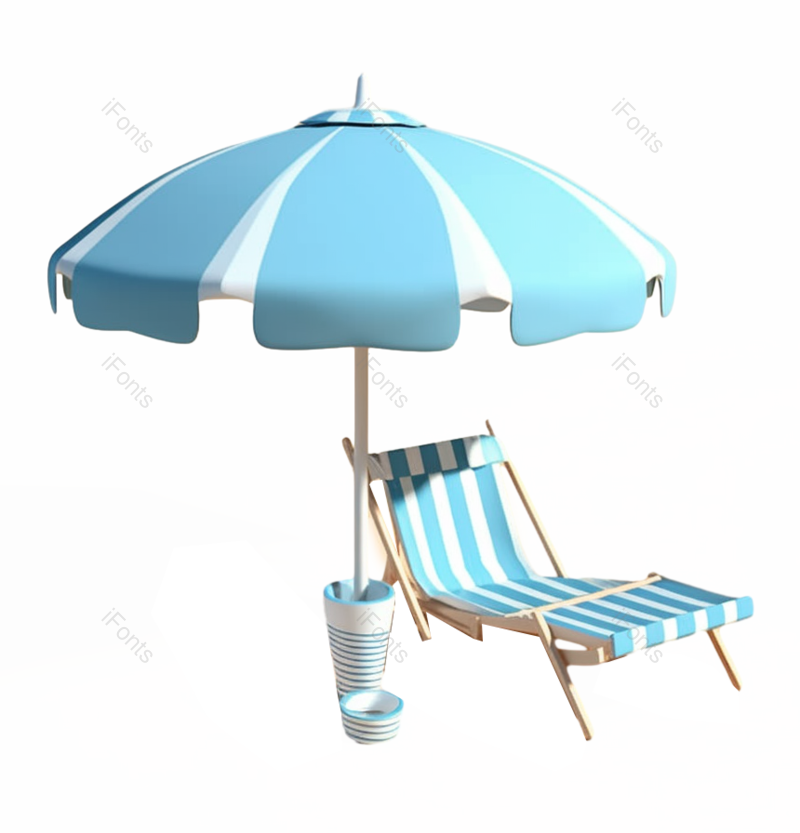 户外图片,夏天元素,插画PNG,度假免抠素材